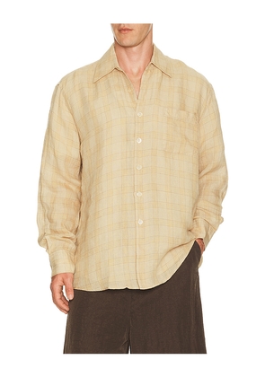 Our Legacy Above Shirt in Beige. Size 46. Also in 48, 50.