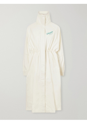 Willy Chavarria - Ruff Rider Embroidered Cotton Coat - White - x small,small,medium,large,x large