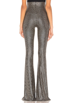 Show Me Your Mumu Bam Bam Bell Pant in Metallic Silver, grey. Size S. Also in M.