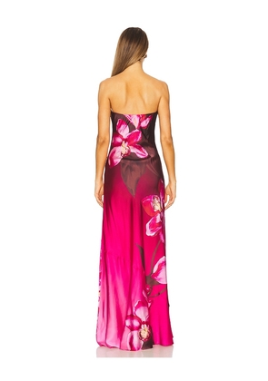 retrofete Aiyanna Silk Dress in Rose. Size XL. Also in L.