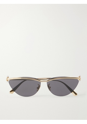 DIOR Eyewear - Diortribales B2u Cat-eye Gold-tone Sunglasses - One size