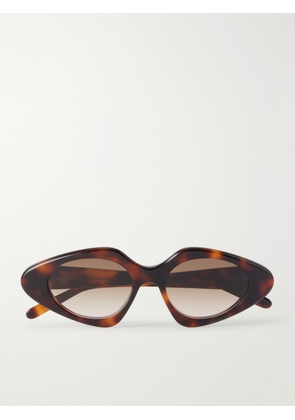 Loewe - Slim Cat-eye Tortoiseshell Acetate Sunglasses - One size