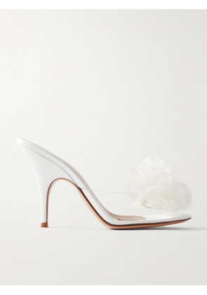 Gianvito Rossi - Igea 95 Embellished Pvc Sandals - White - IT36,IT36.5,IT37,IT37.5,IT38,IT38.5,IT39,IT39.5,IT40,IT40.5,IT41,IT41.5,IT42