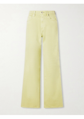 Veronica Beard - Kasey Mid-rise Wide-leg Jeans - Green - 24,25,26,27,28,29,30,31,32