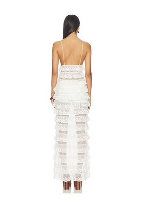 Tularosa Lucila Gown in White. Size L. Also in S.
