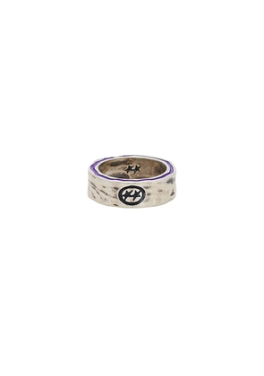 Two Jeys Core Ring in Metallic Silver. Size 16. Also in 18, 20, 22.
