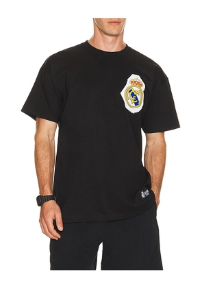 Real Madrid Ransom Tee in Black. Size L. Also in M, S, XL/1X.