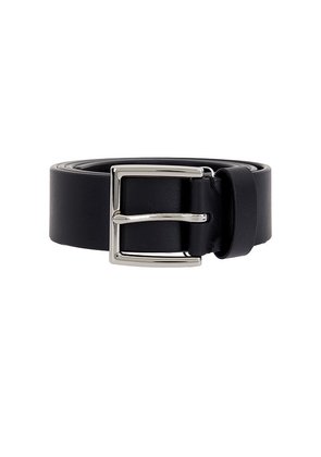 Vince 35mm Flat Belt in Black. Size 30. Also in 32, 34, 36, 38.