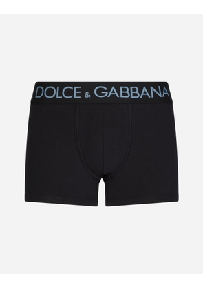 Dolce & Gabbana Regular Boxer - Man Underwear And Loungewear Blue Cotton 3
