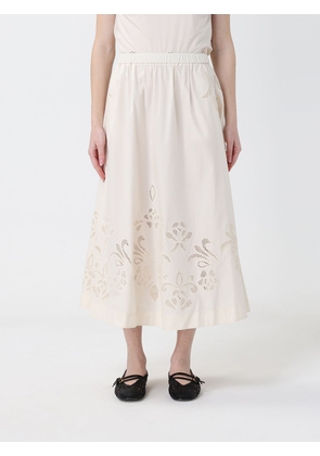 Skirt FORTE FORTE Woman color Yellow Cream