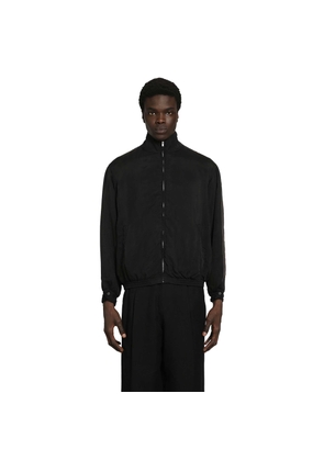 Crinkled Cupro Track Jacket