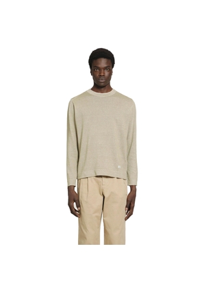 Linen Blend Crewneck Sweater
