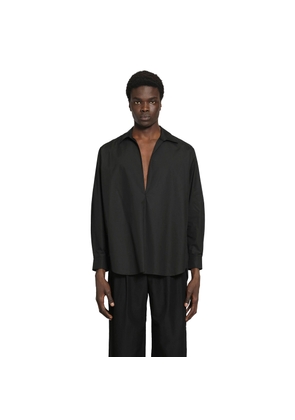 Suvin Cotton Oversized Skipper Shirt