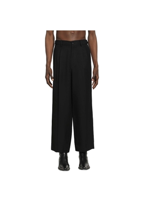 Twill Easy Long Wide Trousers