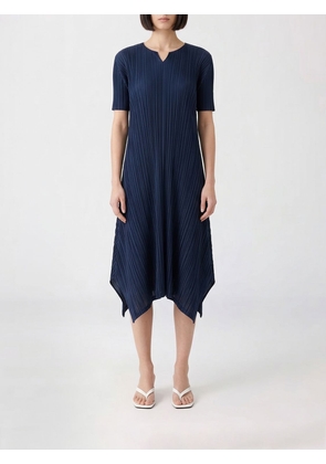 Dress PLEATS PLEASE ISSEY MIYAKE Woman color Navy