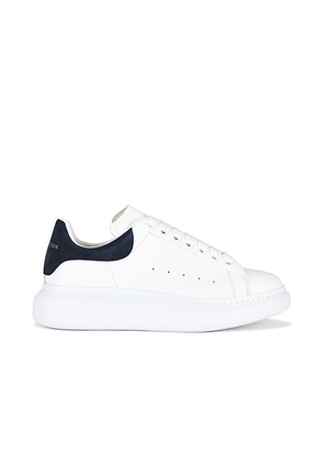 McQueen Oversized Sneaker in White & Blue Grey - White. Size 41 (also in ).