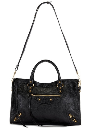 Balenciaga Le City Medium Bag in Black - Black. Size all.
