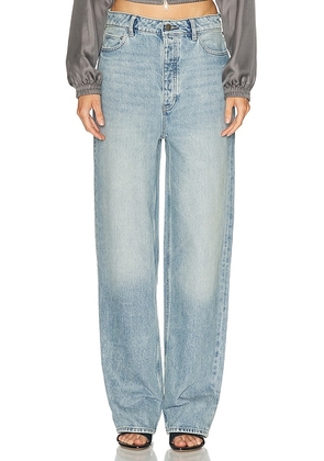 Fear of God ESSENTIALS Straight Leg in Classic Blue - Blue. Size 24 (also in 26, 27, 28, 29, 31, 32).