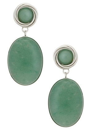 Jennifer Behr Ruthie Earrings in Aventurine - Mint. Size all.