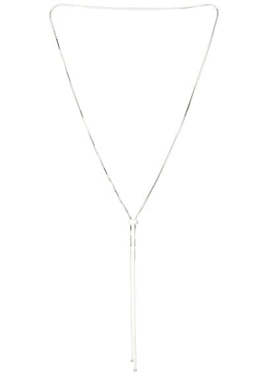 Loren Stewart Bolo Pendant Necklace in Sterling Silver - Metallic Silver. Size all.