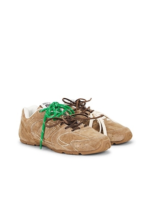 Miu Miu X New Balance Sneaker in Ecru - Brown. Size 38 (also in ).