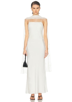 Posse Cove Dress in Pearl - White. Size XS (also in M, S).