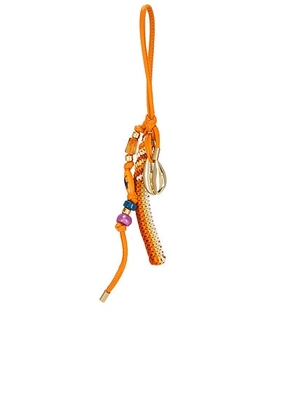 Polo Ralph Lauren Shell Bag Charm in Sunset Multi - Orange. Size all.