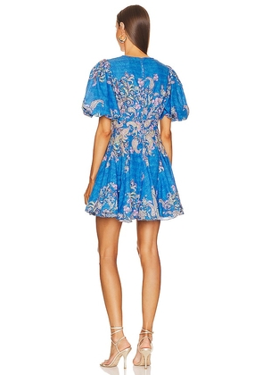 HEMANT AND NANDITA Short Dress in Blue. Size M. Also in XXS, XS, XL.