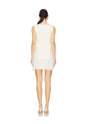 Clea Cersie Mini Dress in Ivory. Size L. Also in S, XS, M.