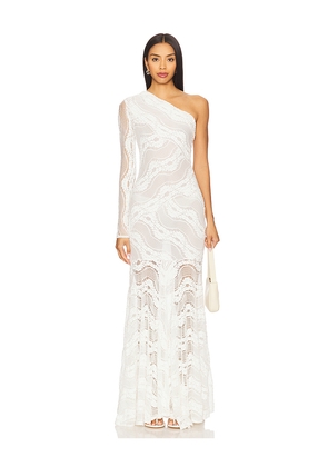 Charo Ruiz Ibiza Azzure Long Dress in White. Size L. Also in M.