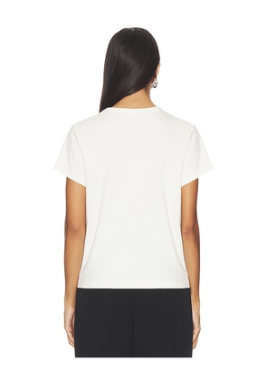 EAVES Lene Boxy Tee in White. Size S. Also in XS, XXS, XL.