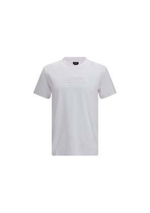 Fendi White Cotton T-Shirt - L