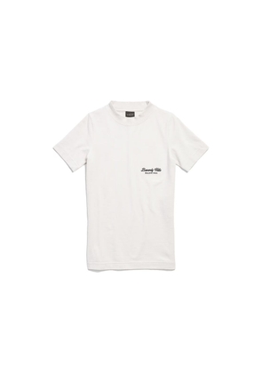 Balenciaga White Cotton T-Shirt - S