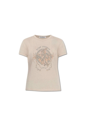 Acne Studios Gray Cotton T-Shirt - M