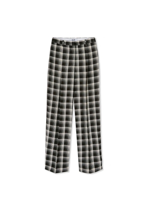 MSGM Brown Viscose Casual Pants - IT40