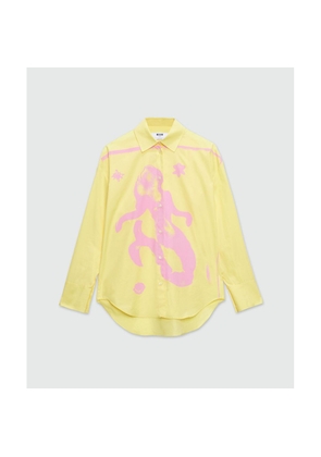 MSGM Bicolor Cotton Blouse - IT40