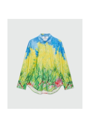 MSGM Bicolor Cotton Blouse - IT44