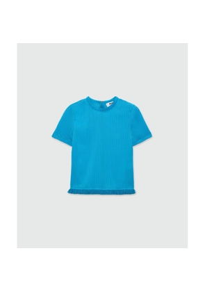 MSGM Turquoise Polyester Blouse - IT40