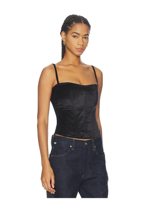 Citizens of Humanity Darya Corset Top in Black. Size L. Also in XS, S, M.