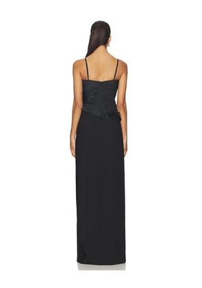 Cinq a Sept Liora Gown in Black. Size 0. Also in 00, 2, 4.