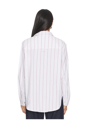 Darlin Mechanic Button Down Shirt in White. Size L. Also in XL.