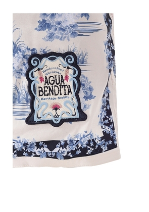 Agua Bendita Kids Nick Ivy Swim Short in Blue. Size 6. Also in 2, 4.