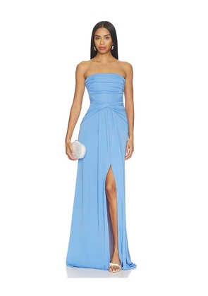 Cinq a Sept Olena Gown in Blue. Size 00. Also in 0, 2, 4, 6, 8, 10.