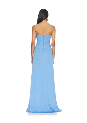 Cinq a Sept Olena Gown in Blue. Size 00. Also in 0, 4, 8, 10, 12.