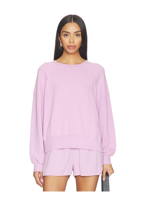 American Vintage Crewneck Sweater in Lavender. Size S. Also in M, L.