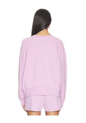 American Vintage Crewneck Sweater in Lavender. Size S. Also in M, L.