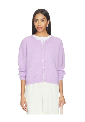 American Vintage Crew Cardigan in Lavender. Size S. Also in M, L.