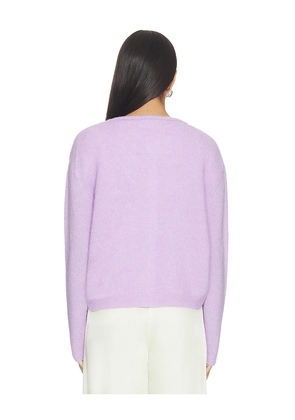 American Vintage Crew Cardigan in Lavender. Size S. Also in M, L.