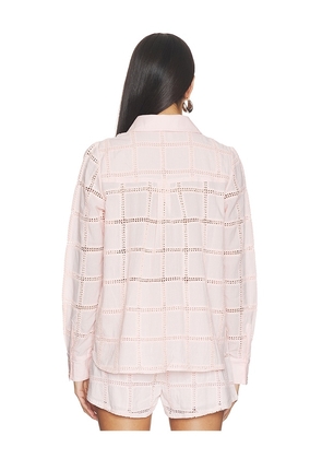 CAMI NYC Tomei Cotton Top in Pink. Size XS. Also in XXS, S, M, XL.