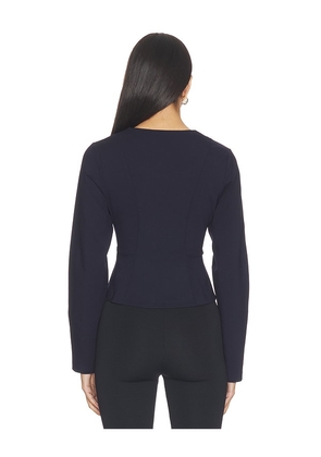 ALIGNE Doyer Ponte Top in Navy. Size 0. Also in 2, 4, 6, 8, 10.